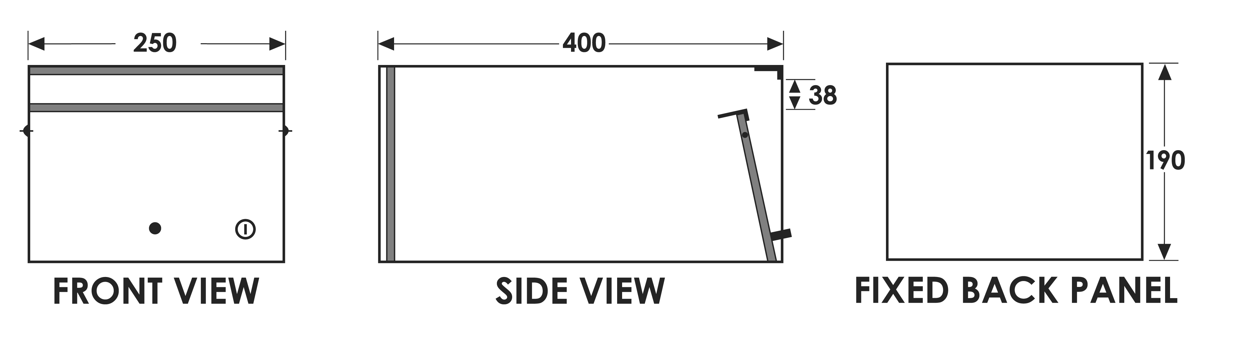 Urban Front Opening Letterbox Specs